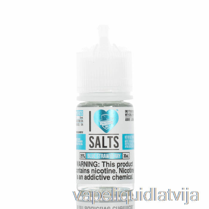 Zilās Zemenes - I Love Salts - 30ml 25mg Vape šķidrums